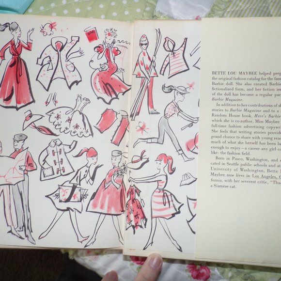 Vintage 1962 Hardback Barbies Fashion Success Book - Picture 9 of 10